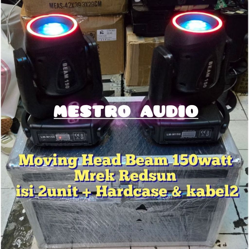 Moving head beam 150watt merek redsun