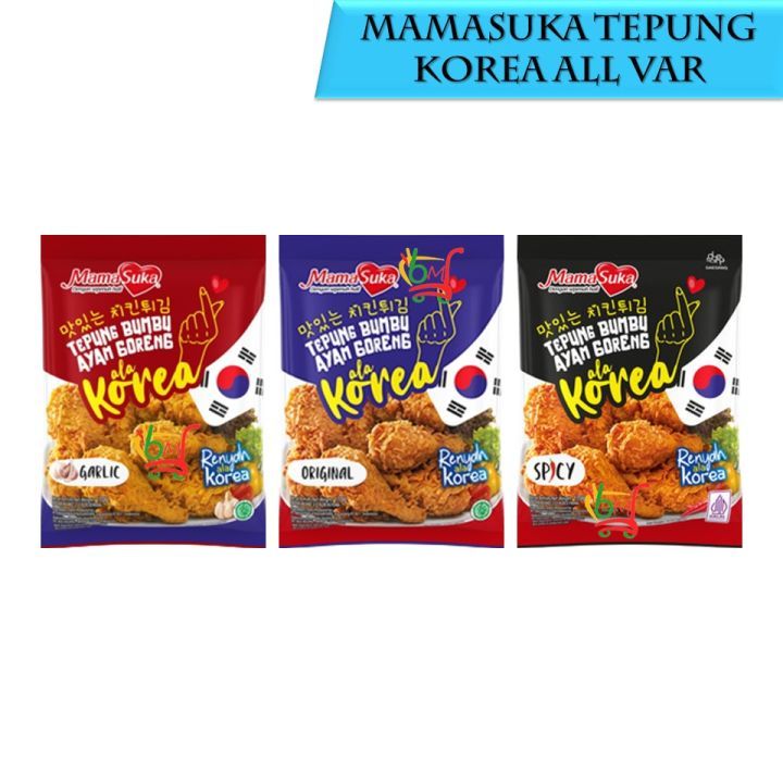 

MamaSuka Tepung Bumbu Ayam Goreng ala Korea