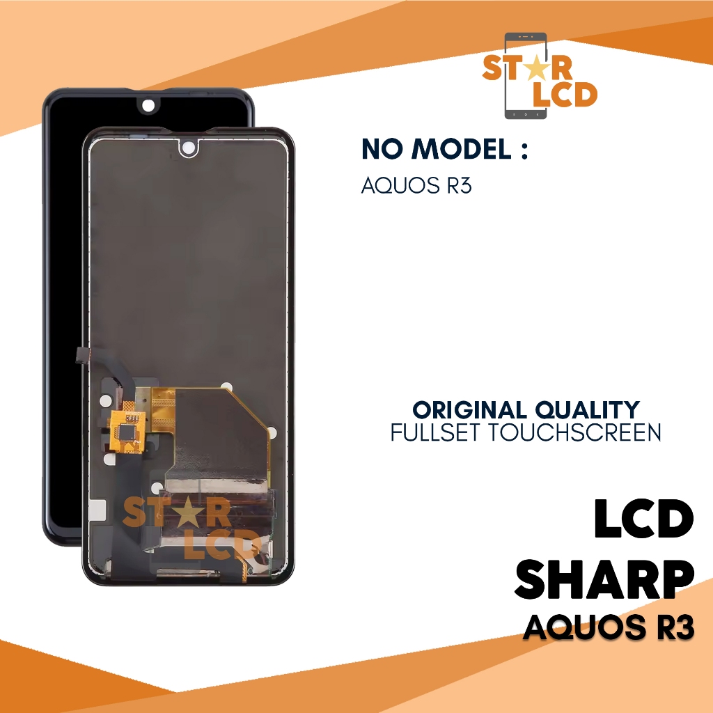 Grosir LCD Sharp Aquos R3 - Fullset Touchscreen