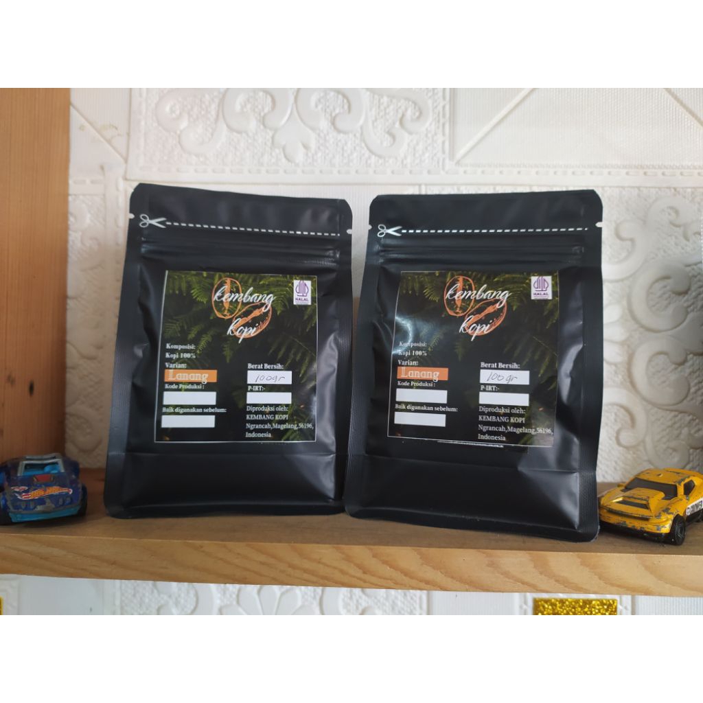 kopi robusta lanang roastbean / bubuk