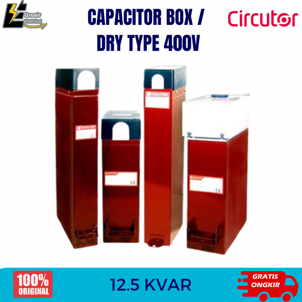 CAPACITOR BOX / DRY TYPE 400V 5KVAR, 10KVAR, 12.5KVAR CIRCUTOR
