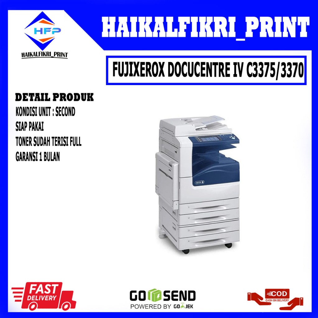 MESIN PRINTER APEOSPORT DOCUCENTRE-IV A3 C3375 XEROX FUJI WARNA