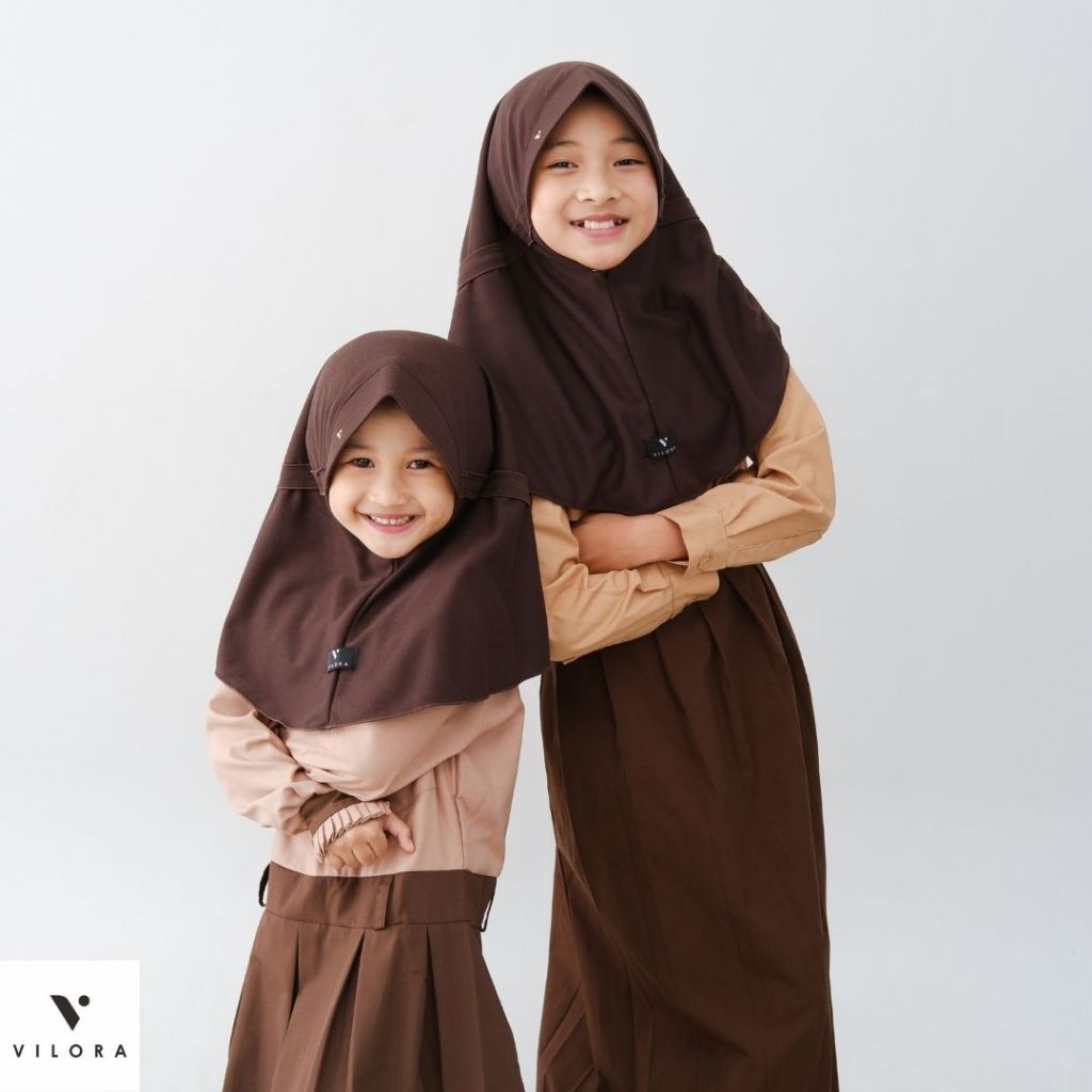 Vilora - Kerudung Sekolah Instan TK-SD (Jilbab Instan Sekolah)