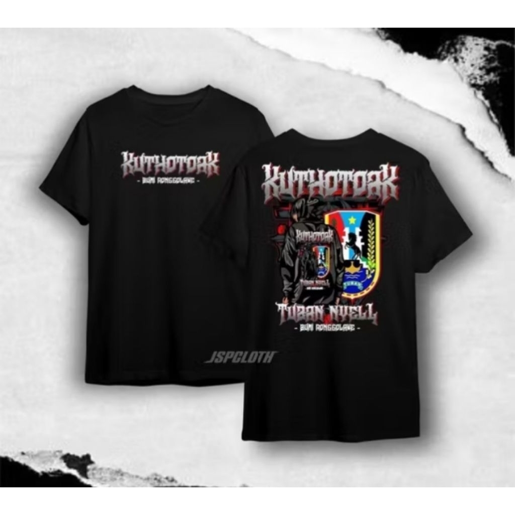 Kaos T-shirt Kutothoak Tuban Nyel Bumi Ronggolawe Kaos Distro Unisex