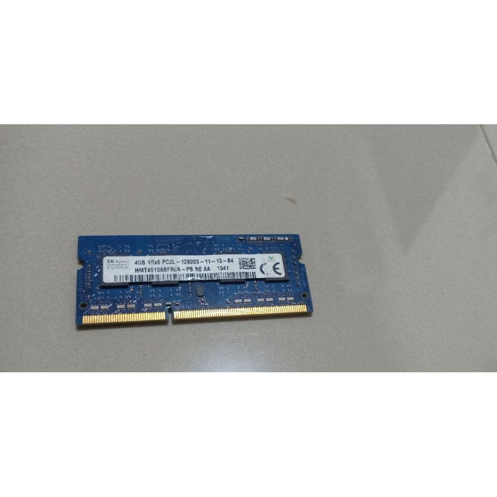 Ram Laptop Hynix DDR3L 4GB PC3L 1RX8 12800S Normal