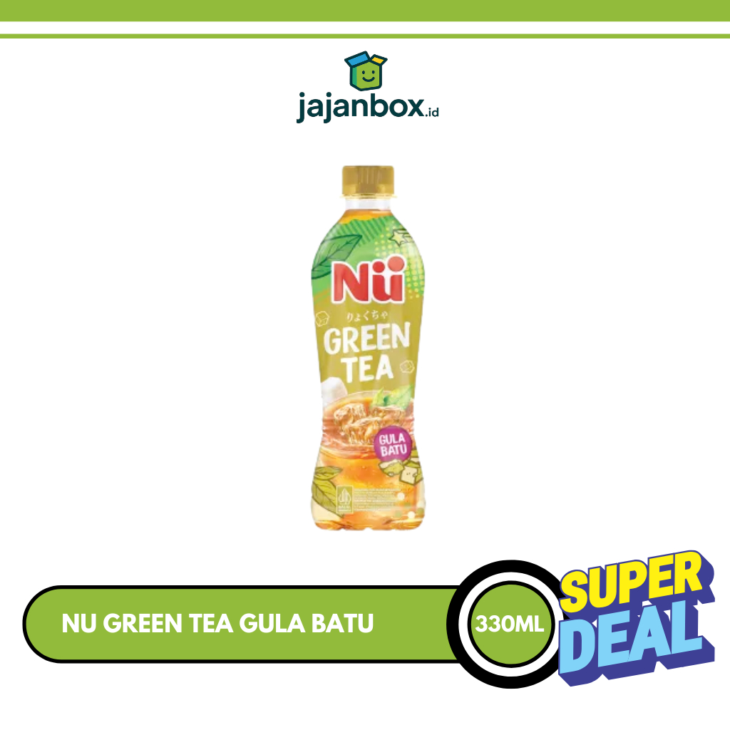 Nu Green Tea Gula Batu 330ML