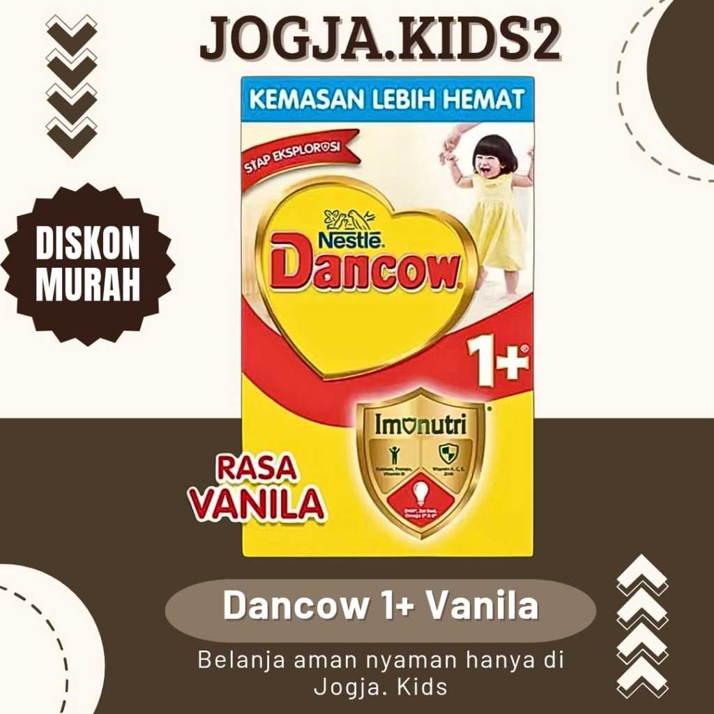 Susu DANCOW 1+ VARIAN VANILA 1KG Expired 2027 LANGSUNG KIRIM PACKING KARDUS AMAN