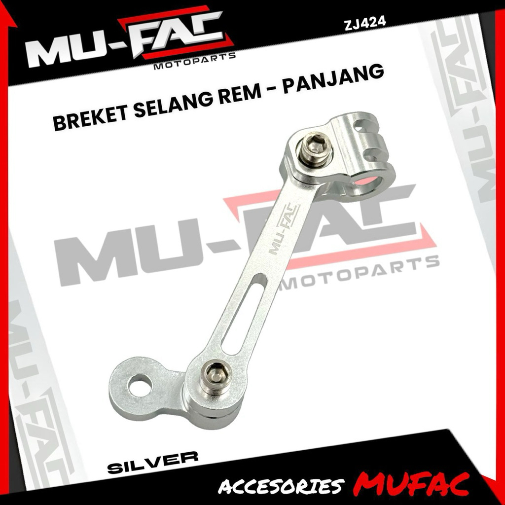 Baru Breket Selang Rem Full Cnc Mufac Universal All Motor Vario Beat Scoopy Wave Supra Nmax Aerox