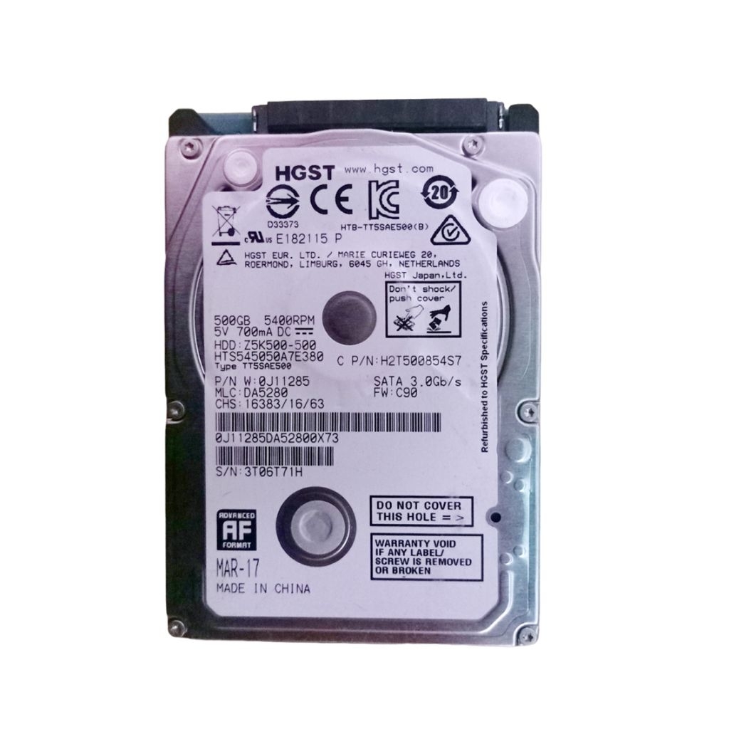 Hardisk HGST 500 GB Second