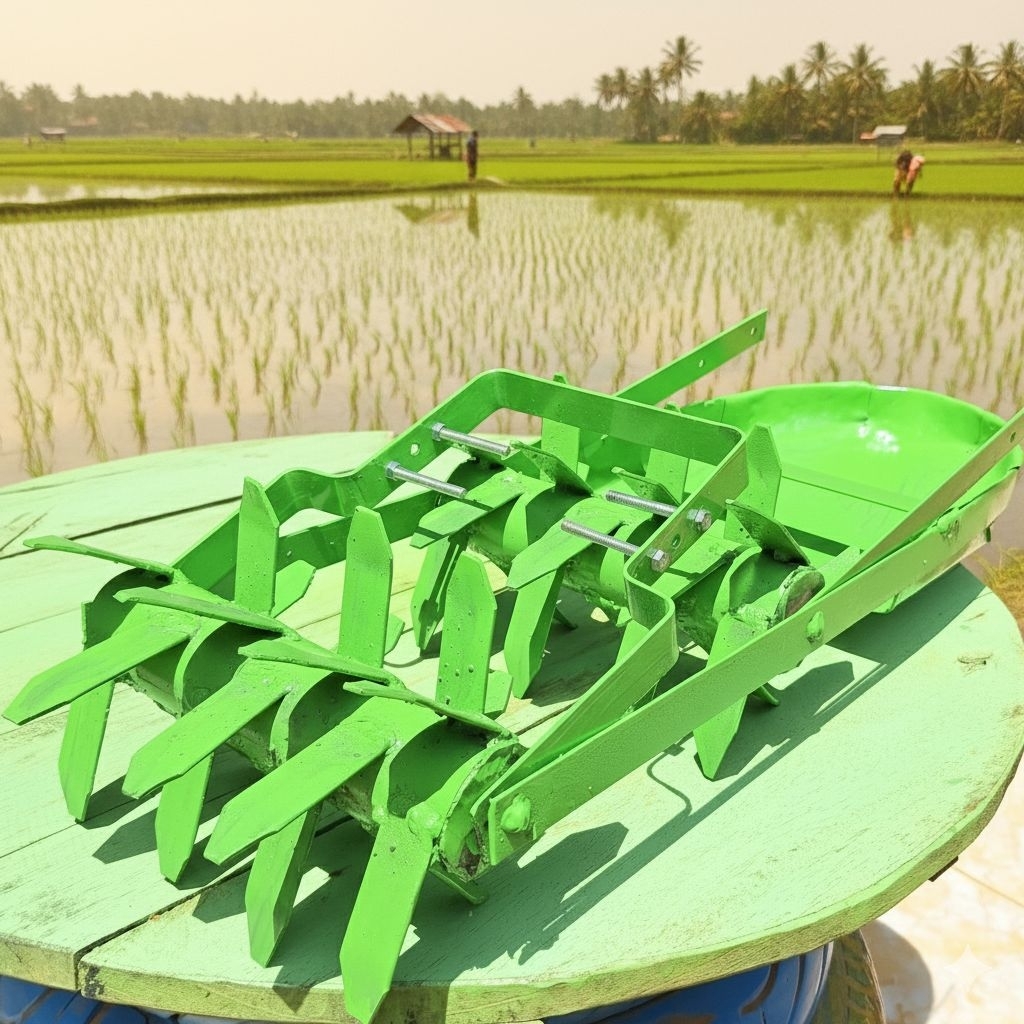 Osrok / odrok / gosrok padi tanpa gagang 21 cm garisan 30 cm