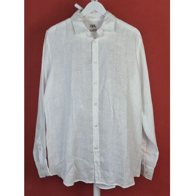 ZARA Kemeja Linen Pria