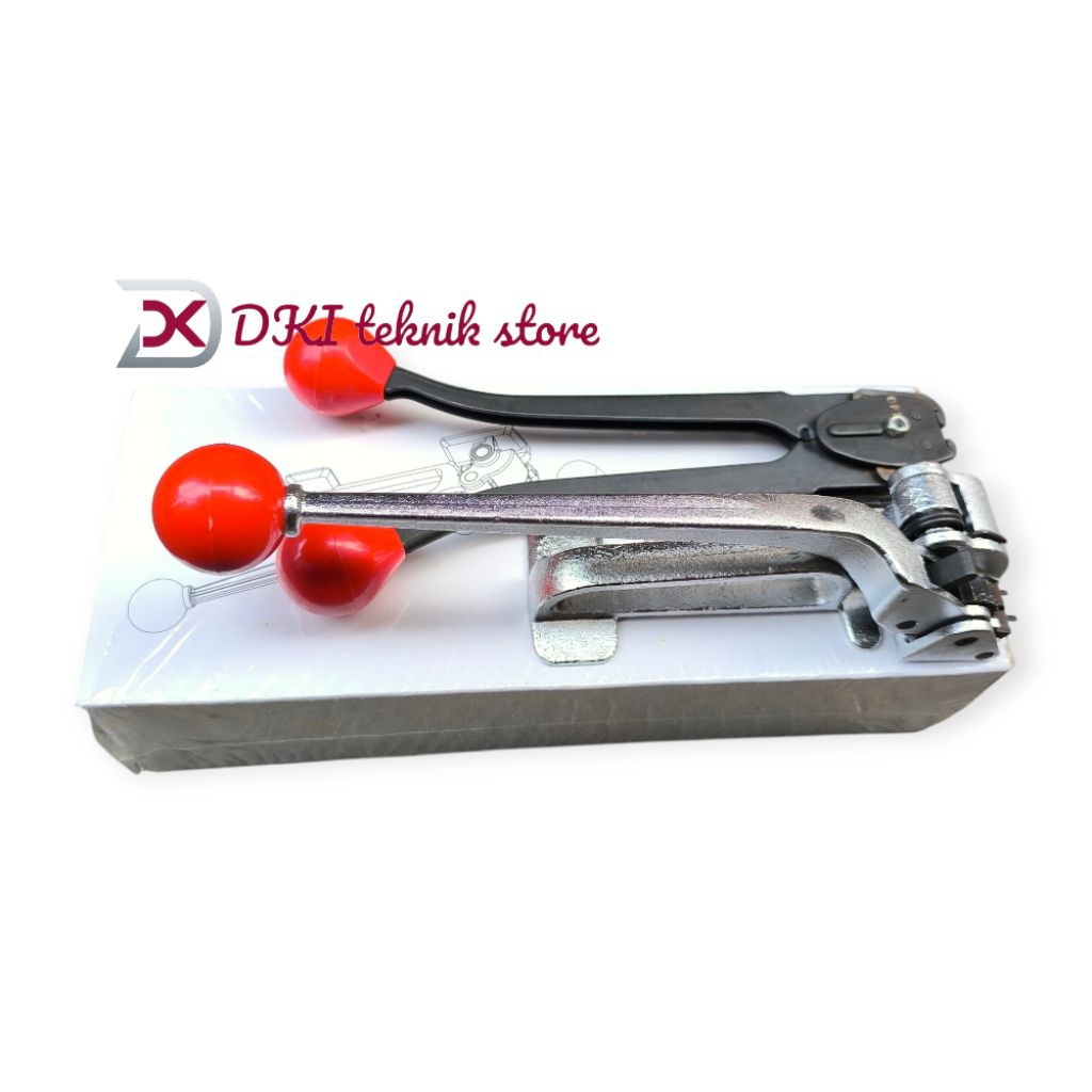 Alat Pengikat Clamp Besi 5/8 Inch OPT Steel Strapping Iron Set Mesin Packing Tali Klem
