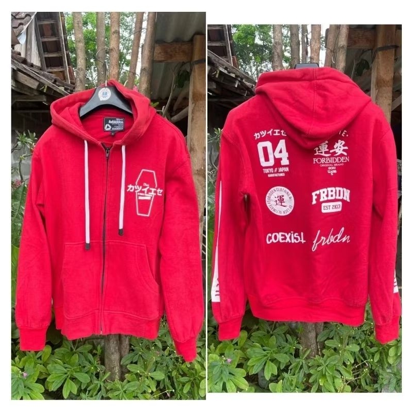 preloved zipper hoodie