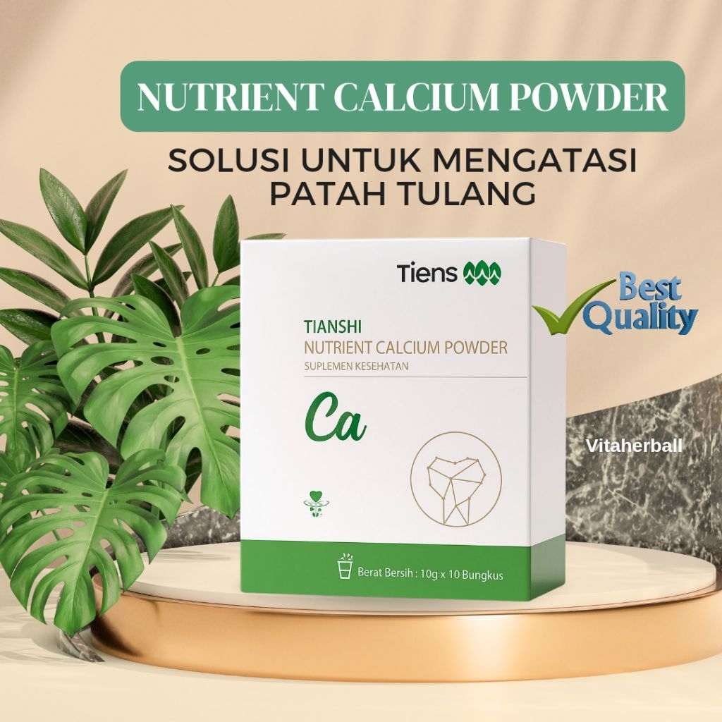 TIENS NUTRIENT CALSIUM POWDER 100% ORIGINAL | KALSIUM TIANSHI UNTUK PATAH TULANG | SOLUSI MENGATASI 