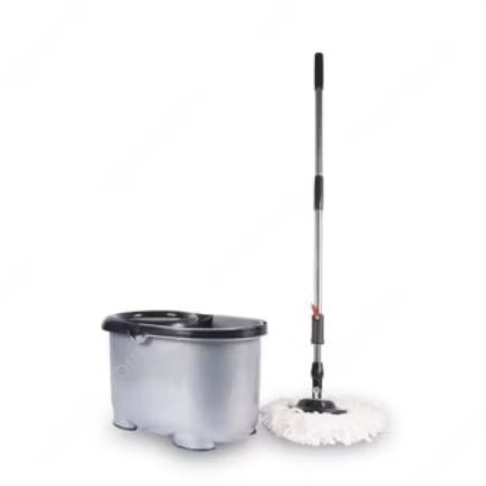 Tatay Set Alat Pel Putar Dengan Ember - Abu Abu Set Peras Mop Mop Tools Alat Bersih Lantai