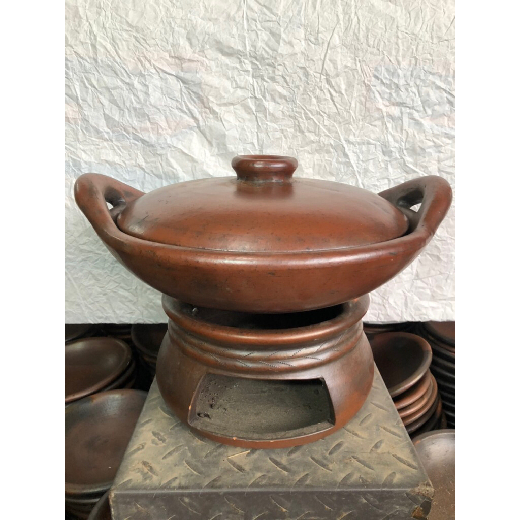 Wajan Gerabah Set D - 35cm | Gerabah Bayat Asli