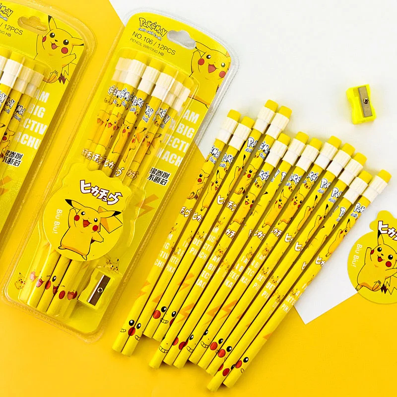 

Pensil Set Pikachu Isi 12 Free Rautan