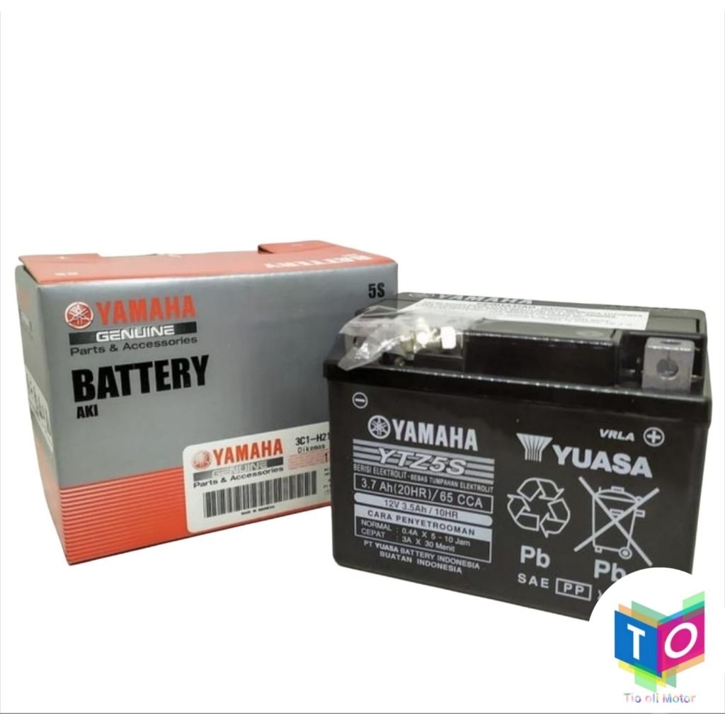 Aki Yuasa YTZ5S Aki Mio Vixion Xeon Beat Accu Yuasa YTZ5S Aki Yuasa Kering Original