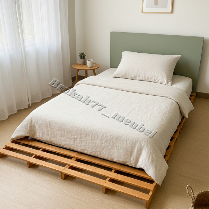 Dipan kasur 160X200 minimalis // rak kasur // alas kasur // dipan kasur korea
