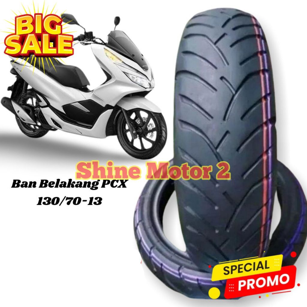 ban belakang honda pcx 160 uk 130/70-13 tubeless