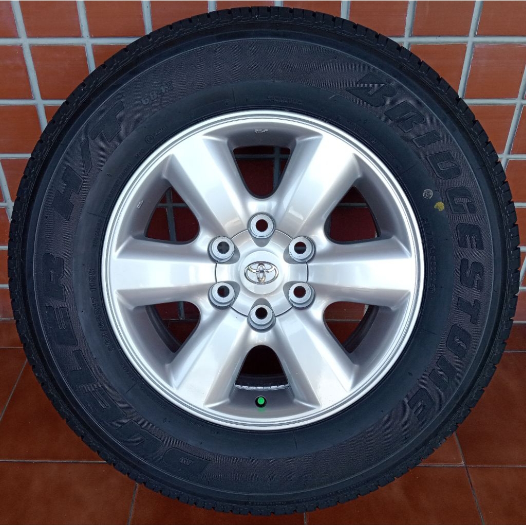 Velg Toyota Fortuner Original Ring 17 Bonus Ban Mulus Like New Ring 17 OEM Ori Enkei VRZ SRZ Pajero 