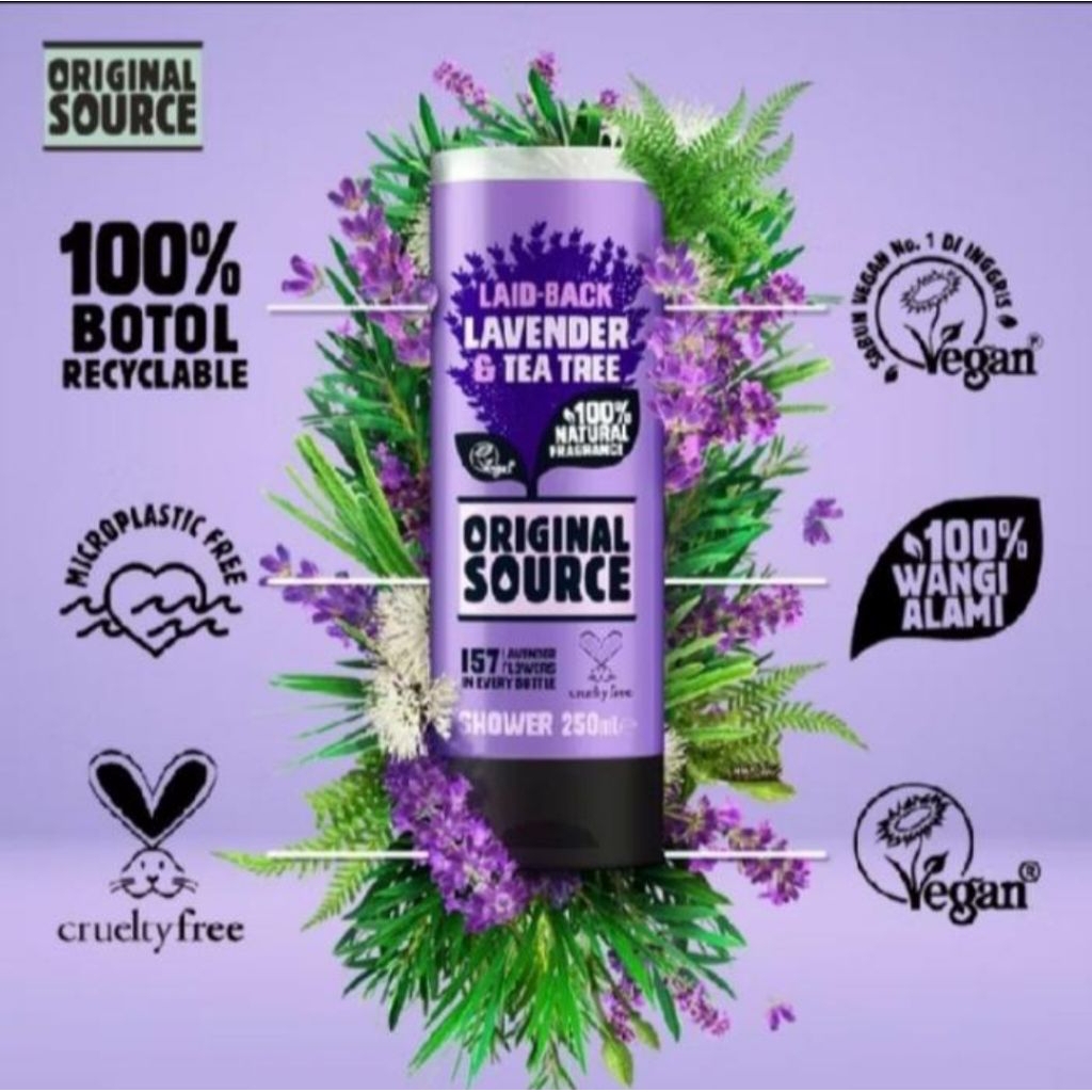 Source Body Wash Lavender & Tea Tree 250ml Original