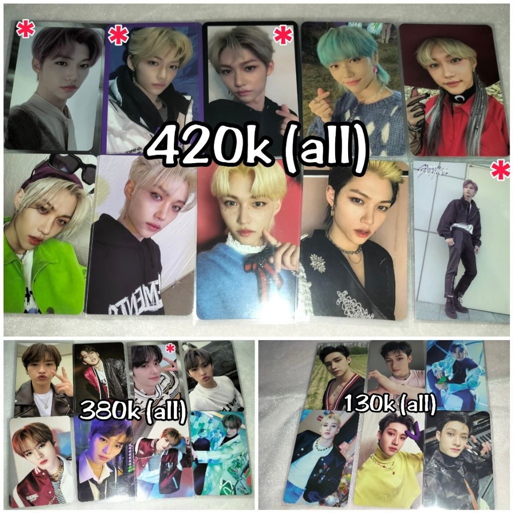 Photocard pc LEEKNOW BANGCHAN FELIX album set go live in live noeasy jewel odd rpc victory ds double