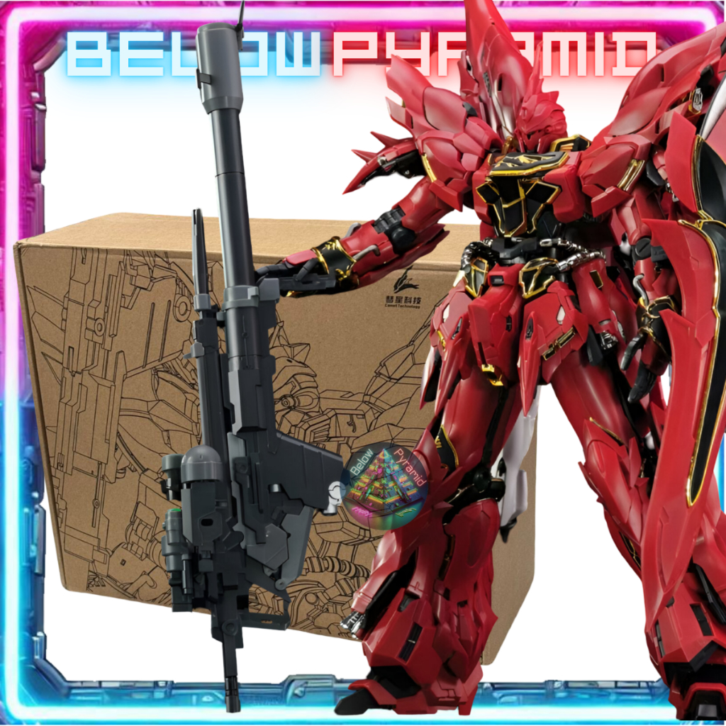 The Red Comet Technology Sinanju MSN-06S 1/100 Model Kit MG Takumi Style Plamo Plastic Kits