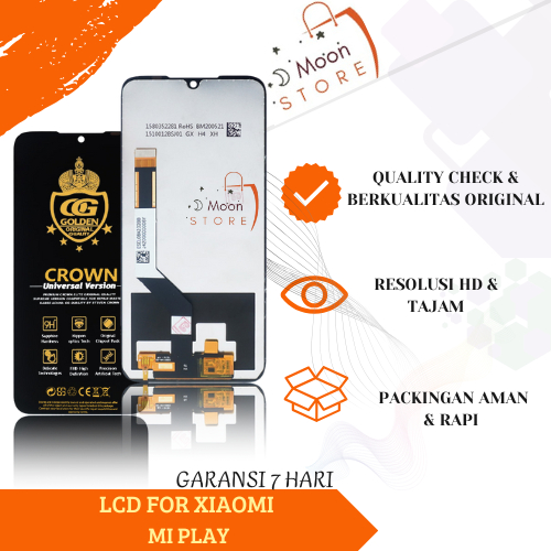 LCD XIAOMI MI PLAY / TOUCHSCREEN MI PLAY ORIGINAL FULLSET COMPLETE
