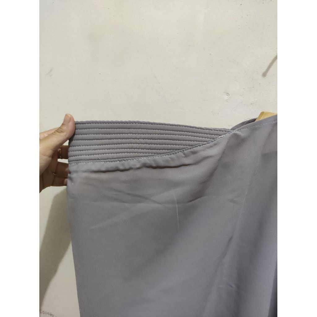 (PL) Kerudung Bergo Panjang List