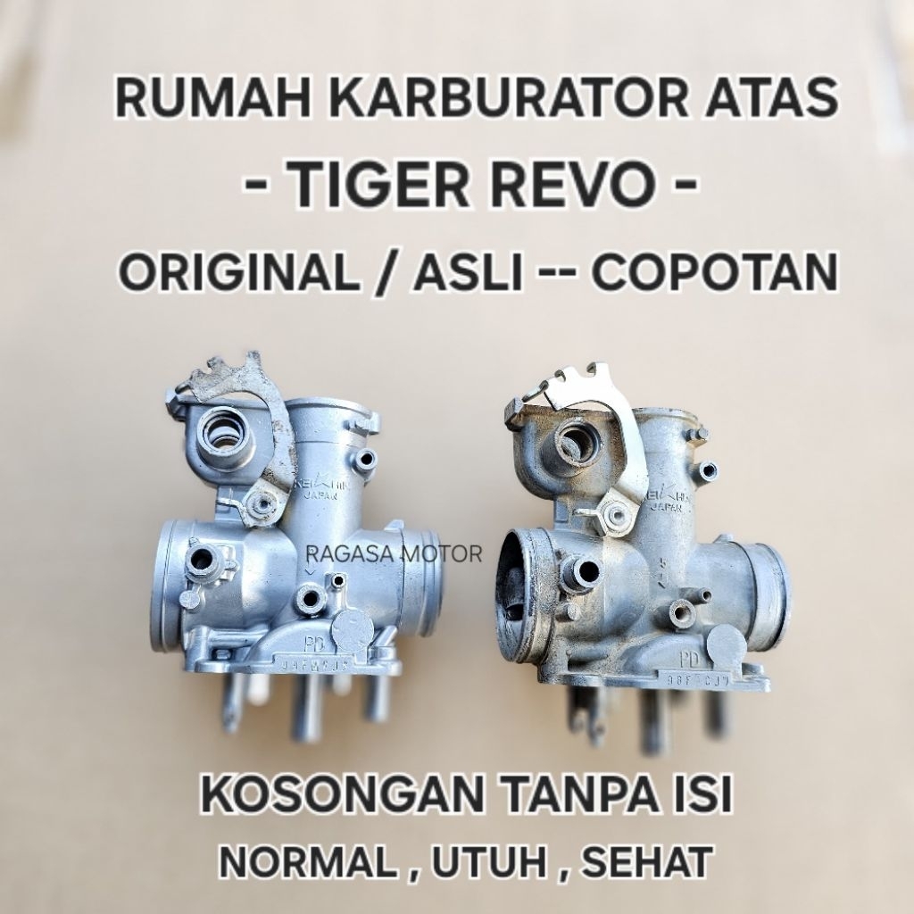Rumahan Cangkang Body Bodi Karburator Karbu Honda TIGER REVO TIREV Asli Original Copotan Motor