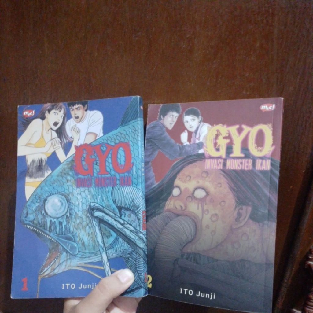 junji ito GYO invasi monster ikan 1&2 preloved
