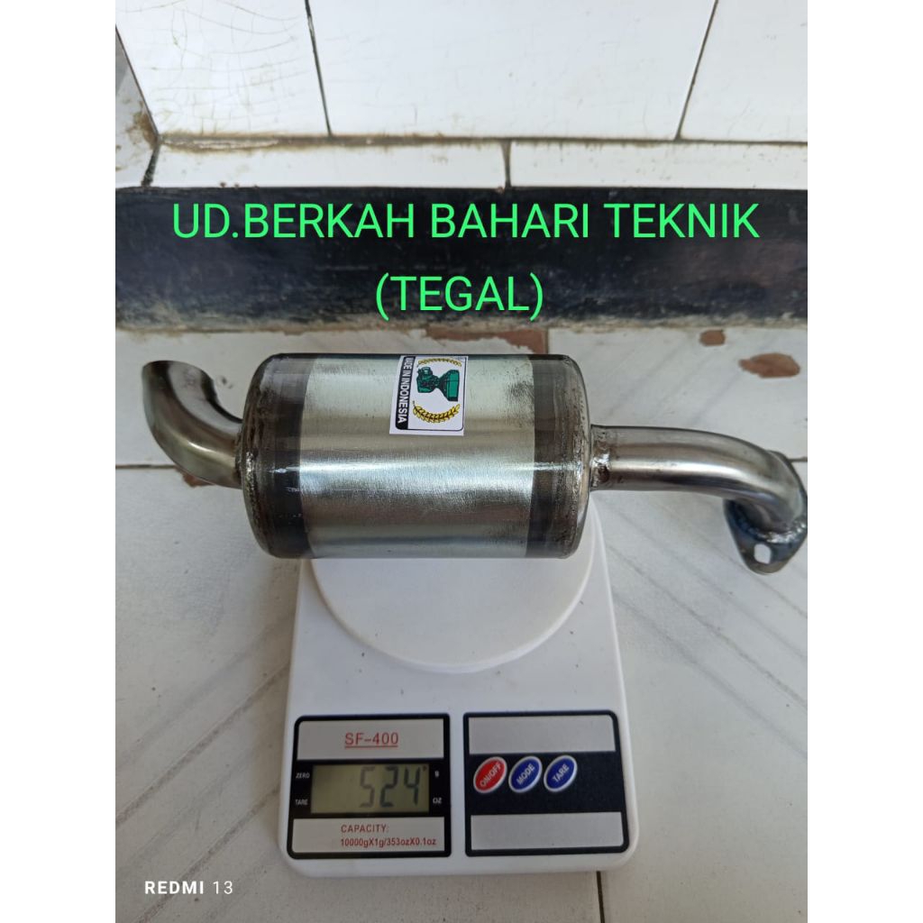 KNALPOT MESIN HONDA GX 270/370/390 dan GX 120/160/200/220 SILINCER STANDAR atau mesin ketingting