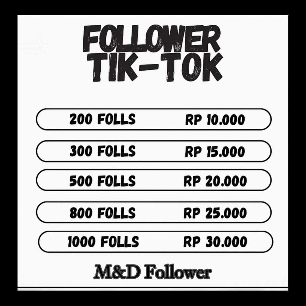 Follower TikTok permanen bergaransi