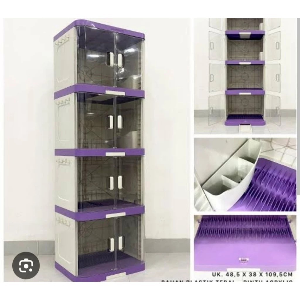 Rak Piring Plastik Lemari Piring Fawsline Rak Piring Dapur Tempat Sendok Rak Dapur BATAM