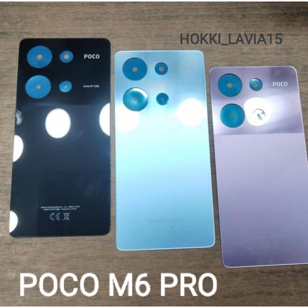 Backdoor XIAOMI POCO M6 PRO - Backcover Poco M6 pro - Backcasing Poco M6 pro