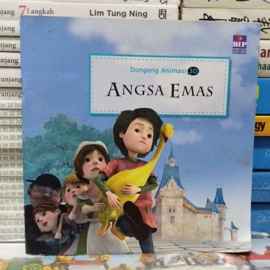BUKU ORIGINAL DONGENG ANIMASI ANGSA EMAS BEKAS
