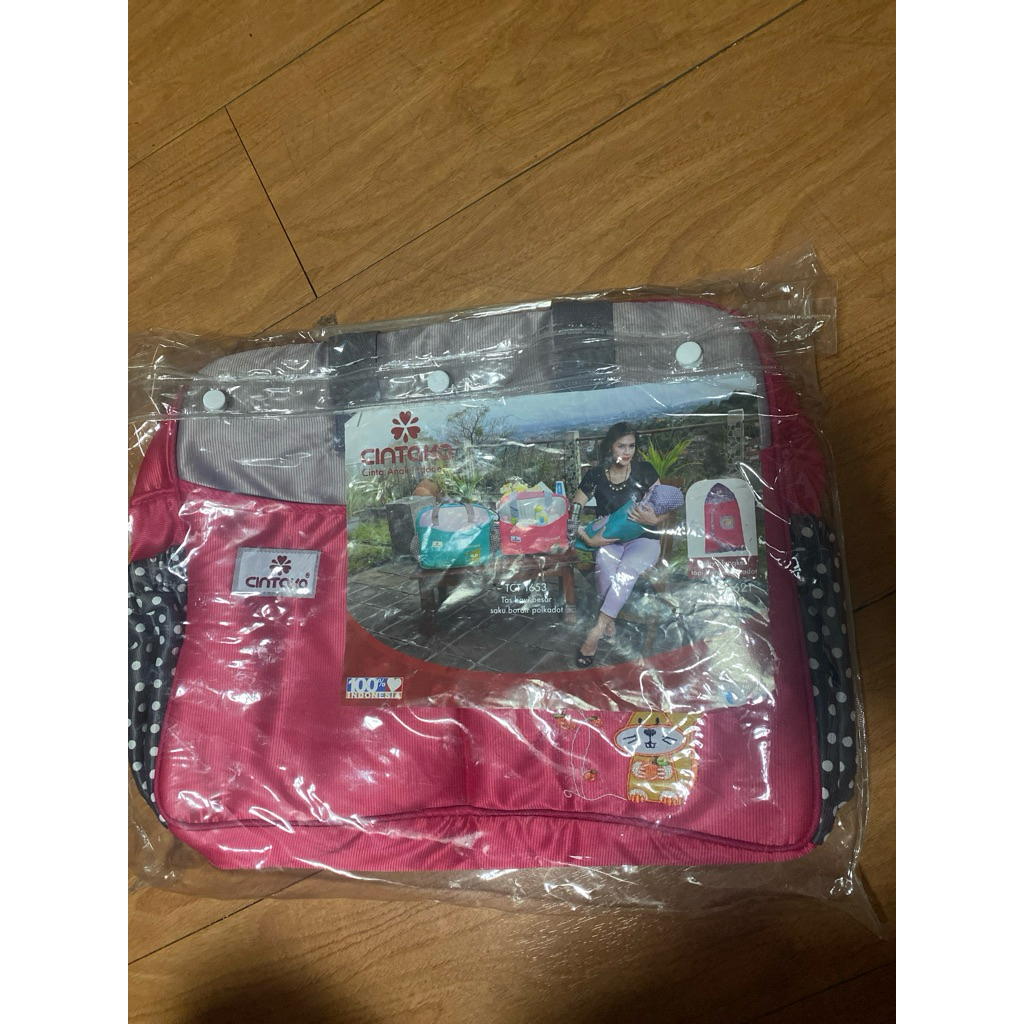 TAS BAYI BESAR WARNA PINK / tas diapers / diapersbag / tas bayi pulang rumah sakit / Tas travelling 