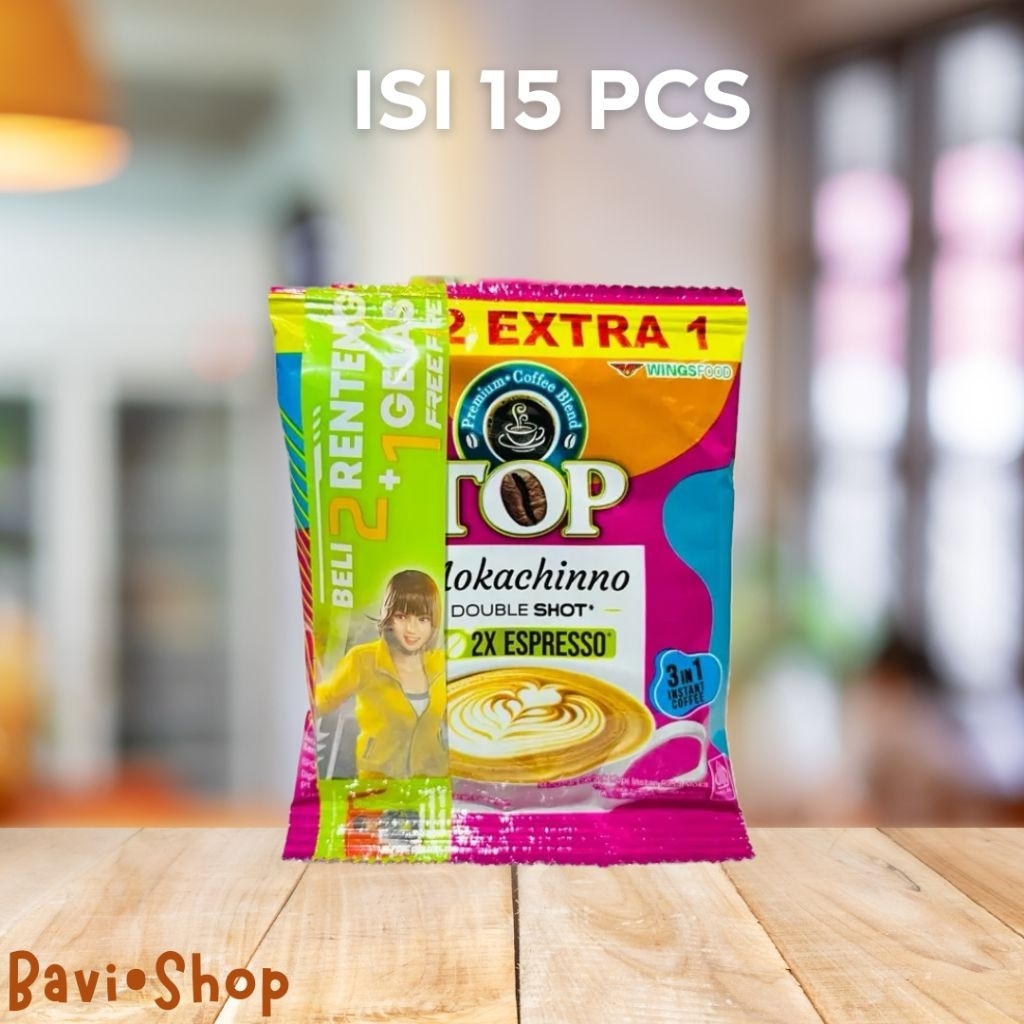 

TOP COFFE MOKACINO 1Renceng ISI 15PCS