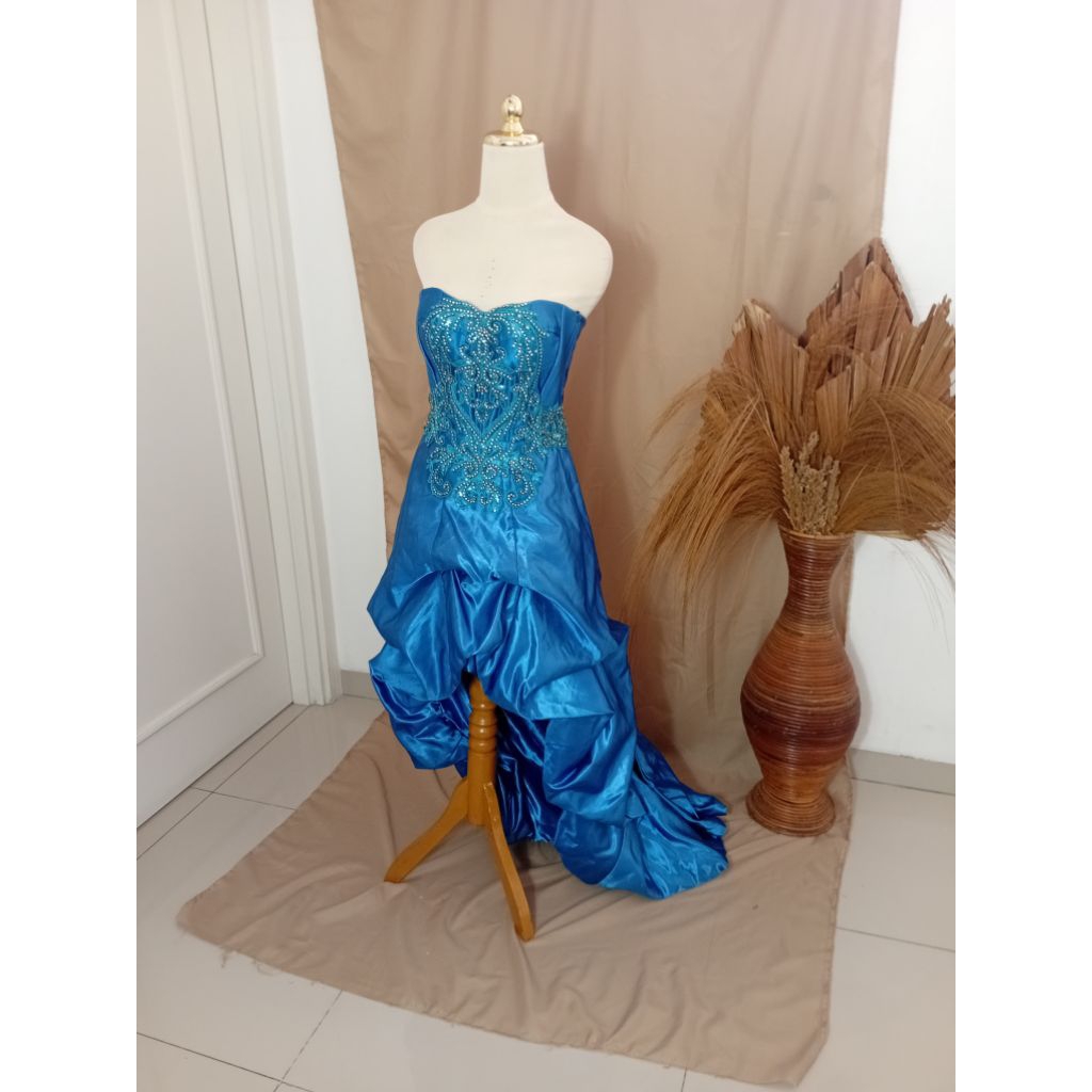 sewa gaun navy-sewa gaun pesta-sewa gaun mermaid