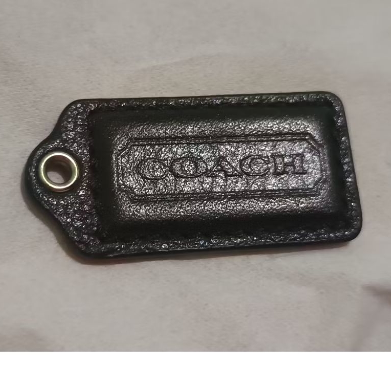 Gantungan Tas Coach,Bag Charm Black Hitam Original Preloved