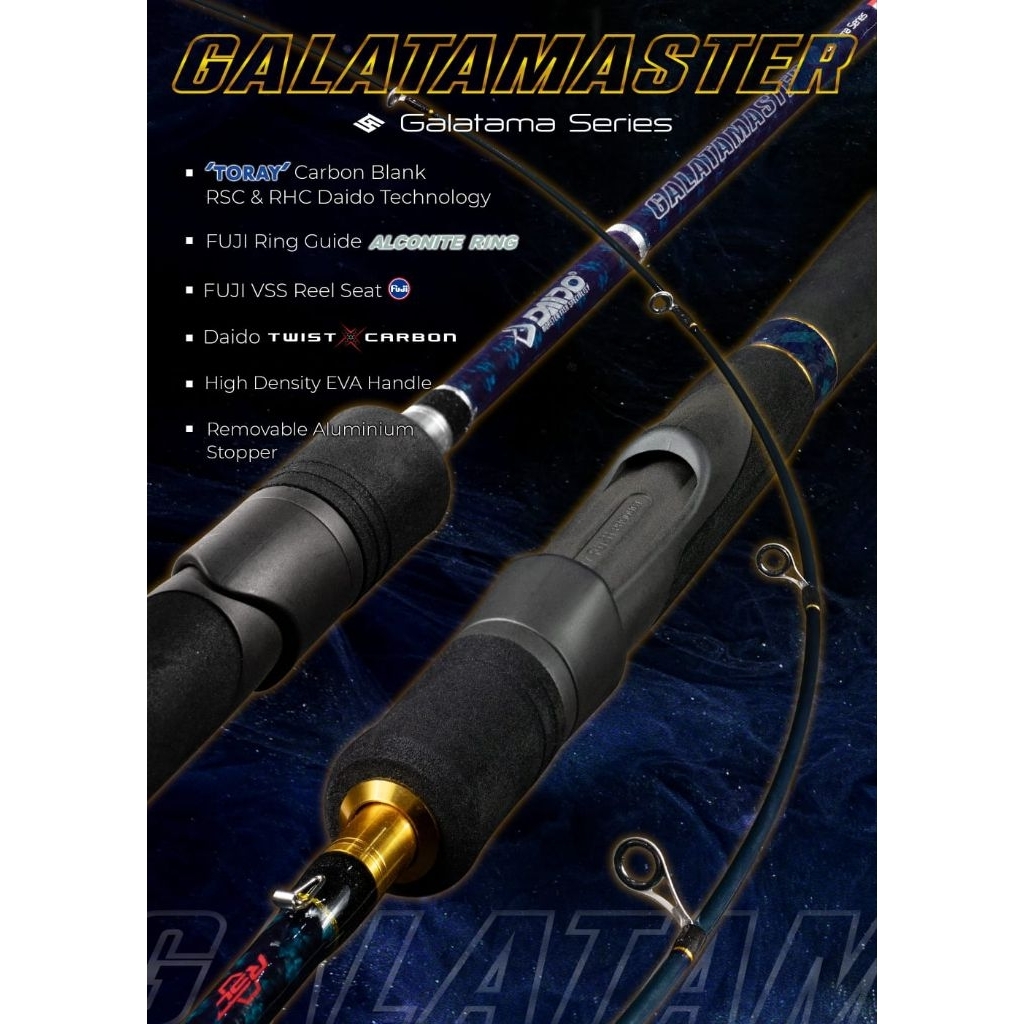 JORAN DAIDO GALATAMASTER 180 7-15 8-17LB / JORAN CARBON SOLID