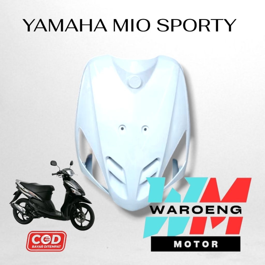 tameng yamaha mio sporty putih