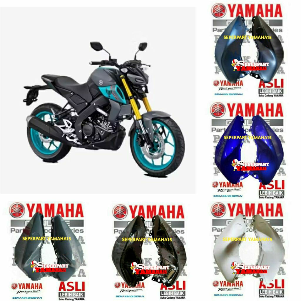 COVER TANGKI KANAN KIRI MT15 MT 15 ORIGINAL YGP GENUINE PARTS