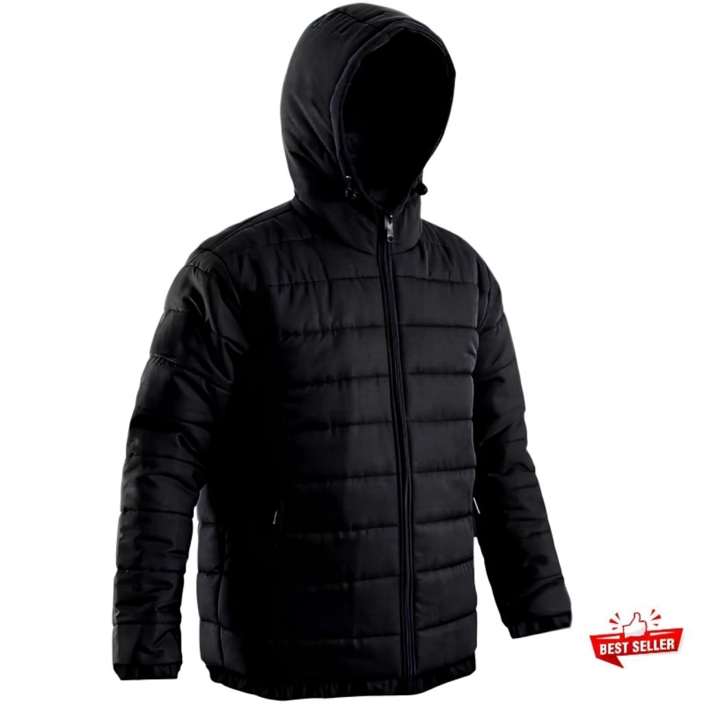 JAKET PUFFER HOODIE DOFF - JAKET PUFFER PRIA WANITA - JAKET GELEMBUNG - DOWN JACKET