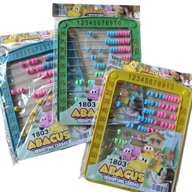 Sempoa Abacus 1803 / Alat Hitung anak sengpua / sengpoa Abacus / sempoa jumbo lucu