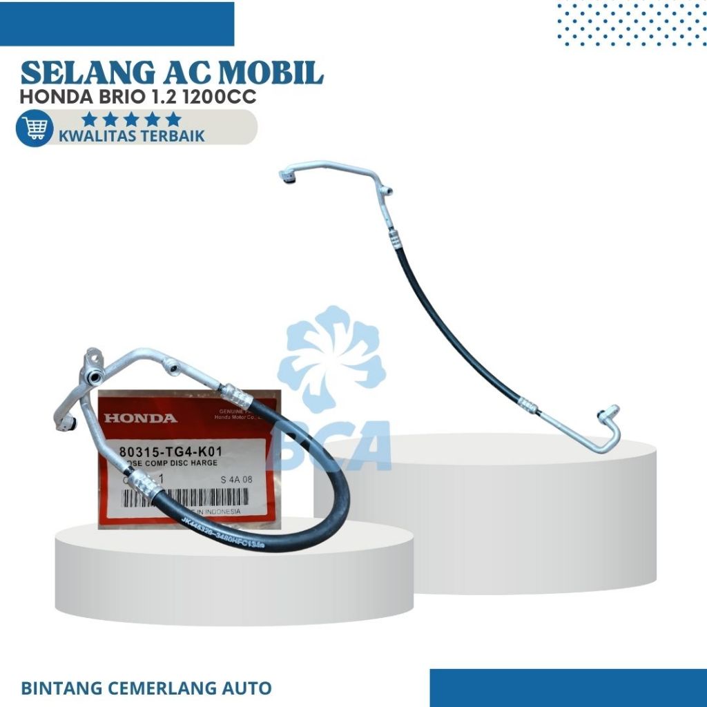 SELANG AC MOBIL HONDA BRIO 1.2 1200 CC UKURAN 1/2