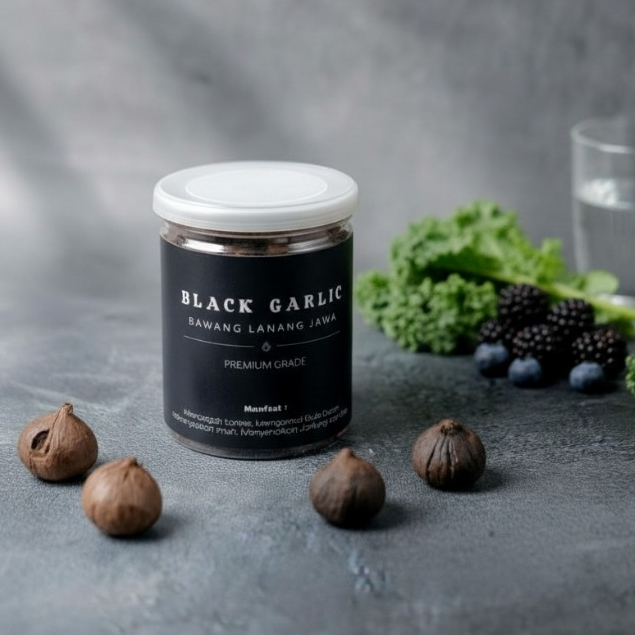 

Bawang Hitam Tunggal | 50gr 100gr 150gr | Herbal Fermentasi Alami Premium Black Garlic Original
