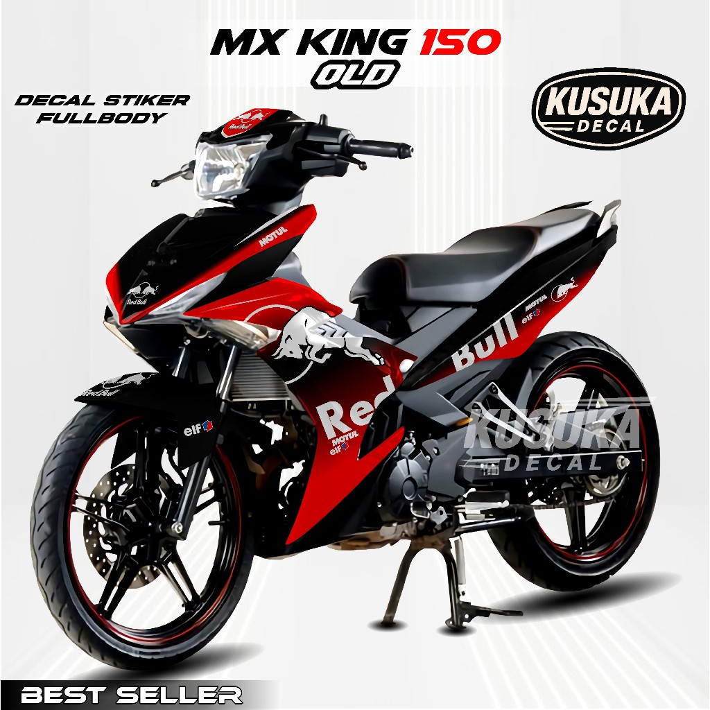 Kusuka Decal New Stiker Mx King Old 150 Best Seller Redbull