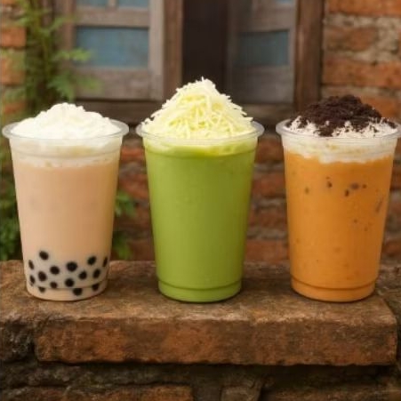 teh tarik, thai tea, green tea